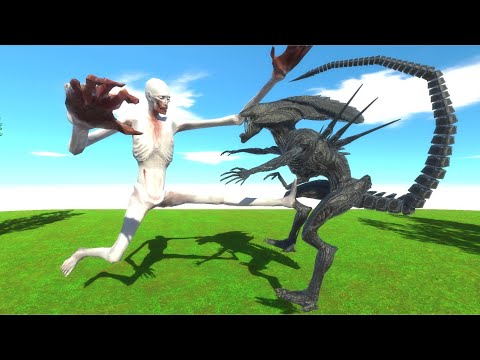 SCP-096 vs XENOMORPHS - Animal Revolt Battle Simulator