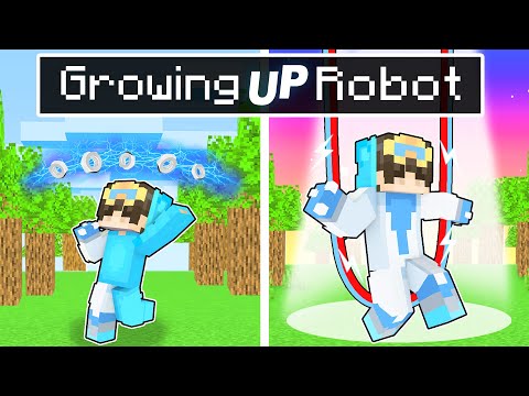 Nico and Cash - Nico GROWING UP as ROBOT in Minecraft!? - Parody Story(Cash,Shady, Zoey and Mia TV)
