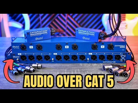 AUDIO Over CAT 5 to SIMPLIFY Your Setup - Radial Catapult