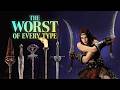 Ranking The Worst Elden Ring Weapons In Every Category