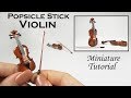 DIY Miniature Violin Tutorial 🎻