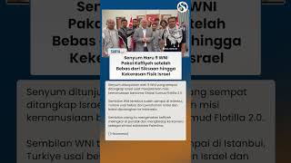 Harunya Momen 9 WNI Bebas dari Israel! Pakai Keffiyeh sebagai Simbol Solidaritas Palestina