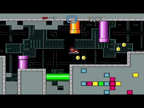 Super Mario Bros X. Custom Level: Groove Factory