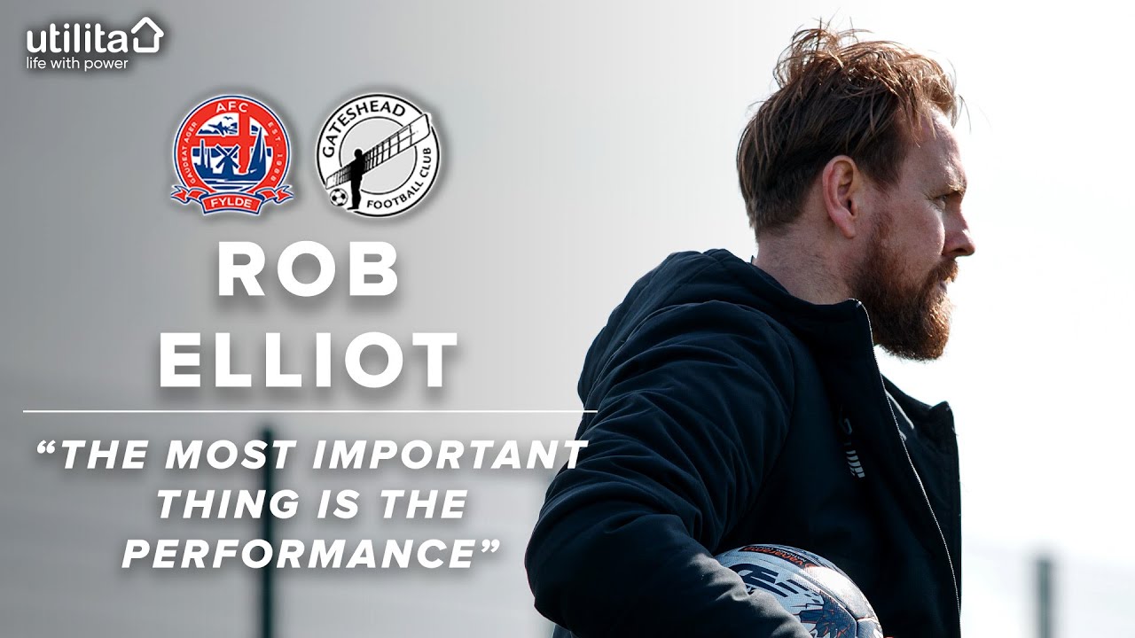 💬 “Fylde will be one of our most testing games” | Rob Elliot pre-AFC Fylde (A) | INTERVIEW