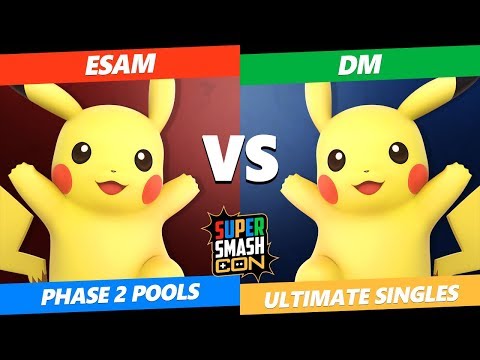 SSC 2019 SSBU - PG | ESAM (Pikachu) Vs. DM (Pikachu) Smash Ultimate Tournament Pools