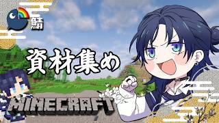【Minecraft】お昼にまったりと建築準備。【花籠つばさ / にじさんじ】