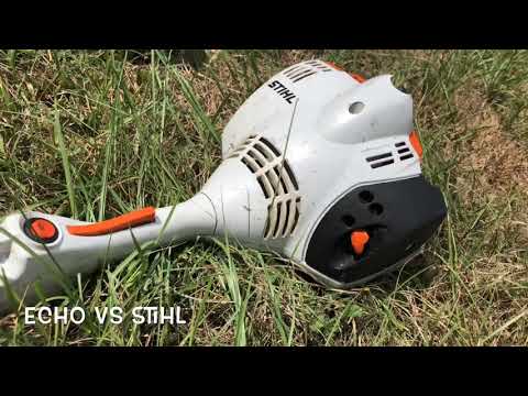 STIHL FS 56 RC weed vs Echo 21.2 cc weed eater review!
