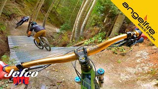 ANGEL FIRE 🔥 BIKE PARK | Chasing Dirt Therapy Shredder's Down  DEVINCI'S CODE | HUNGRY HIPPO
