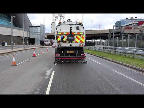 Bucher Municipal V80 Road Sweeper - BACK-TO-BLACK