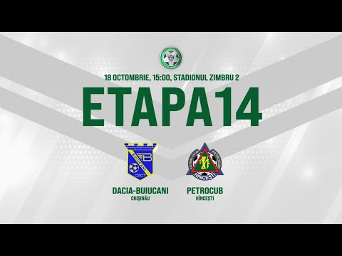 LIVE: DIVIZIA NAȚIONALĂ,Etapa 14,DACIA-BUIUCANI - FC PETROCUB  18.10.2020, 15:00