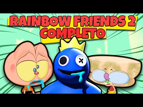 Mongo e Drongo em RAINBOW FRIENDS capítulo 2 - COMPLETO