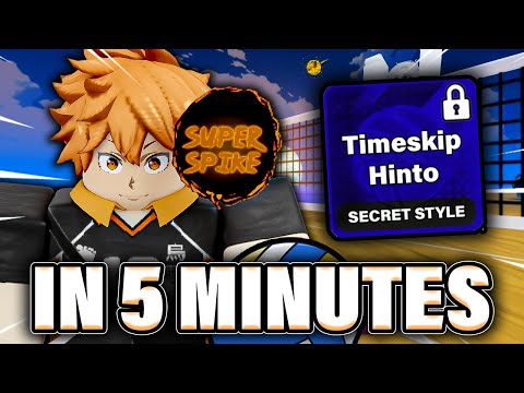 BECOME PRO TIMESKIP HINATA In 5 MINUTES (Volleyball Legends)