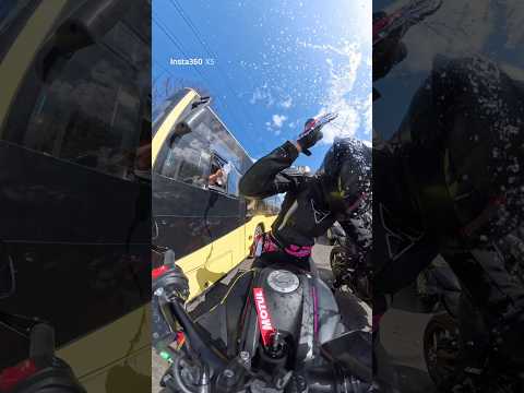 пів Львова чуло мій крик😁як вам такий контент?😁#мото #львівмото #motogirl  #insta360x5 @insta360