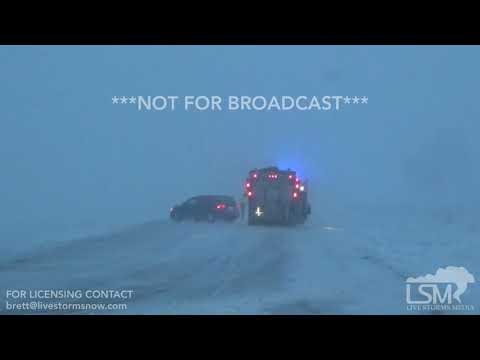 4-10-19 Eastern Co - I 76 Closed for 300 Miles - Accidents - Blizzard Conditions - White Out