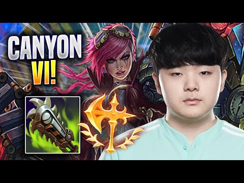 CANYON IS READY TO PLAY VI! - DK Canyon Plays Vi JUNGLE vs Sejuani! | Season 2022