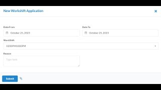 ESS Workshift Application