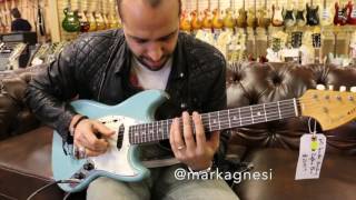 Video thumbnail for Guitar Close Up - 1965 Fender Mustang Daphne Blue $2099 by Normans Rare Guitars