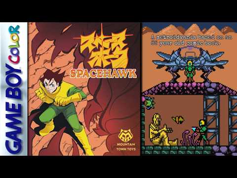 SPACEHAWK | New GBC Metroidvania | Full Gameplay