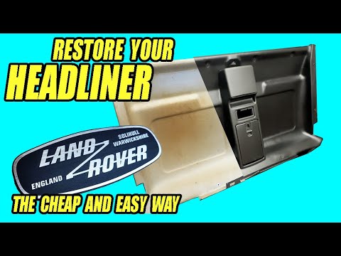 Restoring a headliner, fitting spot lights and the worlds greatest reversing camera! Thumbnail