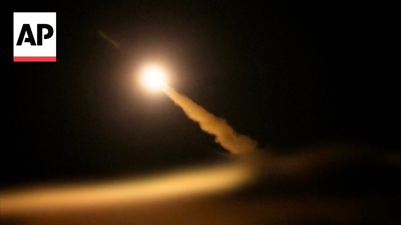 Iran releases military video showing missile and drone launches