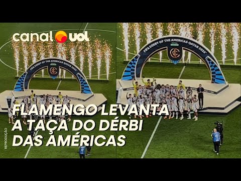 FLAMENGO LEVANTA TROFÉU DO DÉRBI DAS AMÉRICAS APÓS VITÓRIA CONTRA O CRUZ AZUL NO MUNDIAL!