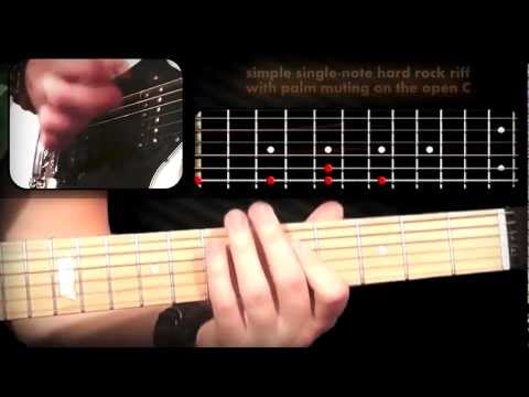 Drop C Tuning Riff Workout: Guitar Lesson