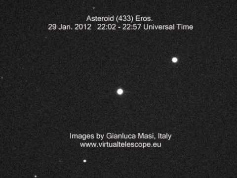 Asteroid (433) Eros :2012 close encounter