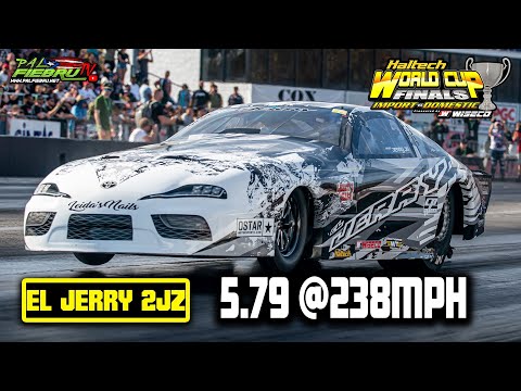 WCF 2022 El Jerry 2jz Turbo 5.79 @238mph & Runner Up Outlaw vs Extreme World Cup Finals MIR