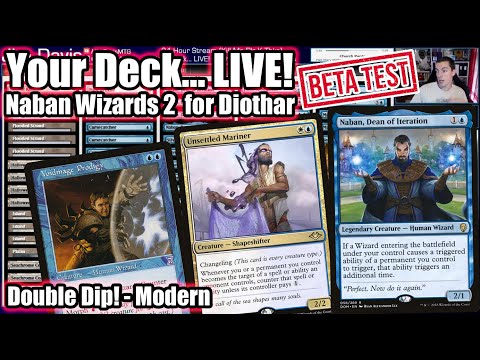Your Deck... LIVE! "Naban Wizards" Double Dip for Diothar - Can Kai Budde Improve The Deck?