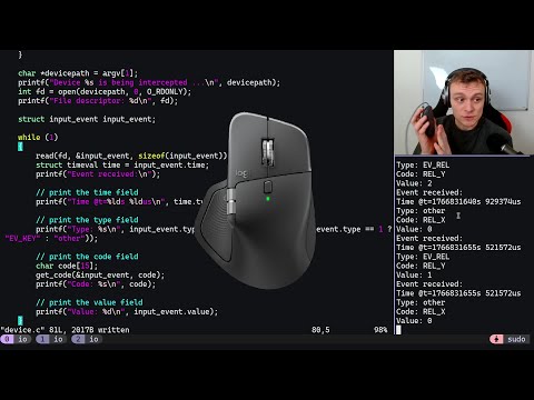 Coding a Mouse Tracker in C