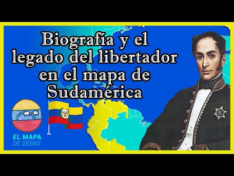 🗺El MAPA antes y después de Simón BOLÍVAR [biografía e historia de Bolívar] [Especial 700K🎉]