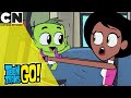 The Story Of How Elasti Girl Got Her Powers Teen Titans Go Cartoon Network UK