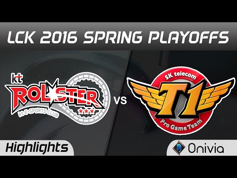 KT vs SKT Highlights Game 3 LCK Champions 2016 Spring Playoffs KT Rollster SK Telecom