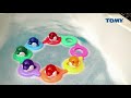 TOMY vonios žaislas Delfinai, E6528
