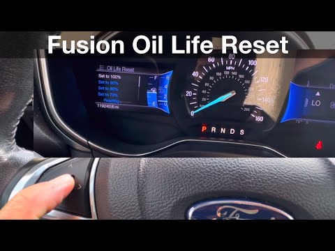 2013 - 2020 Ford Fusion Oil Life Reset