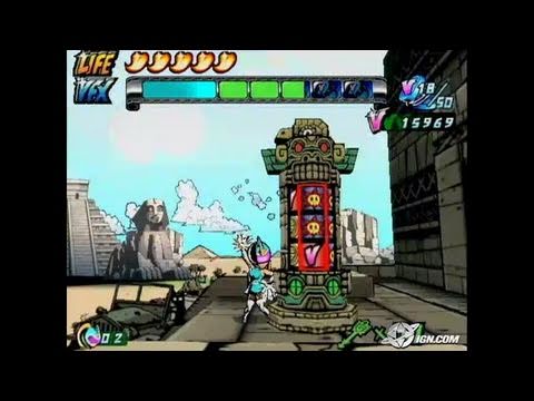 Viewtiful Joe 2 GameCube Gameplay - Three Vs = good.