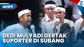 Dedi Mulyadi Naik Pitam! Penuh Emosi Semprot Suporter Persikas saat Isi Acara di Subang