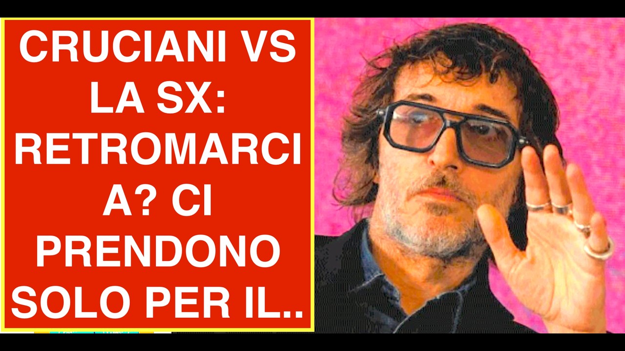 CRUCIANI VS LA SX: RETROMARCIA? CI PRENDONO SOLO PER IL..
