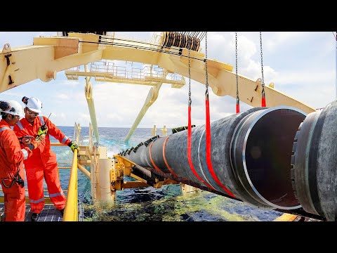 The Crazy Process of Installing Billion $ Pipelines Deep Under the Ocean