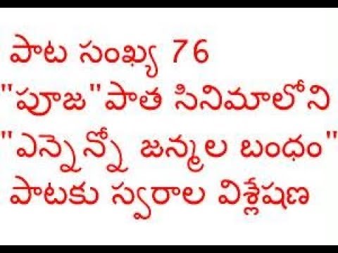 Sreekaanth Ch giving notes for ennenno janmala bandham film song