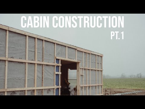 From the GROUND up | CABIN CONSTRUCTION | Part 1.Foundations+groundwork