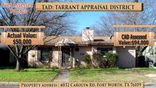 TAD-Tarrant  Property Assessment Oops #45