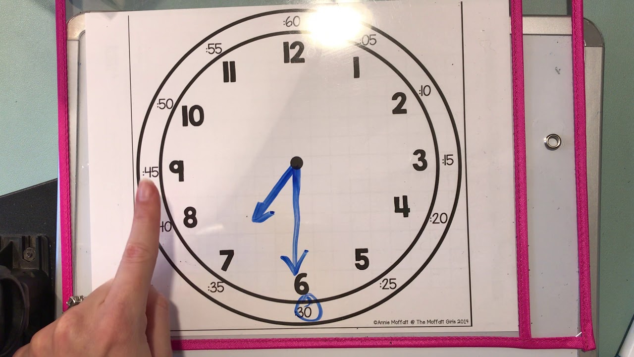 Elapsed time on an analog clock