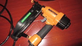 Review/How to use....   Bostitch 16 gauge Finish Nailer