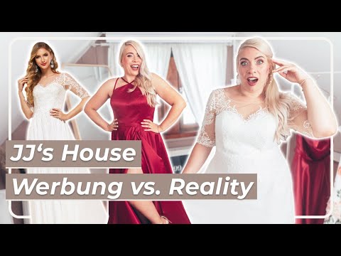 Hochzeitskleid unter 250 €?? 😱 JJ's House Try On Haul deutsch | Werbung vs. Reality