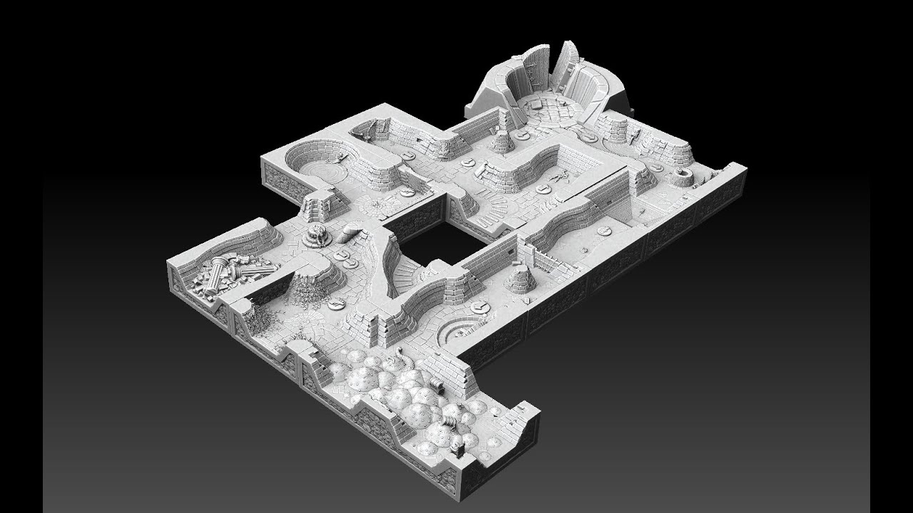Drakborgen and Dungeonquest 3D Tileset 3D Print Model
