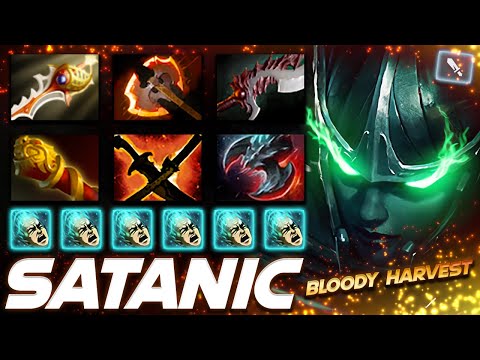 Satanic Phantom Assassin Bloody Ownage - Dota 2 Pro Gameplay [Watch & Learn]