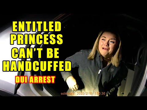 Bodycam DUI Arrest - Entitled Drunk 19-Year-Old Begs for Her Mommy