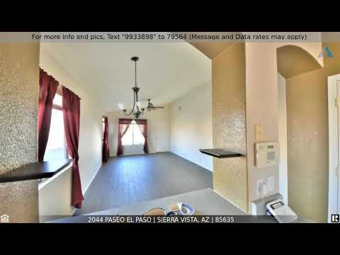 Priced at $182,900 - 2044 Paseo El Paso, Sierra Vista, AZ 85635