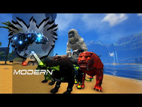 ARK Mods The Center T2EP37 Macaco Taca Bosta & Alpha Sabertooth